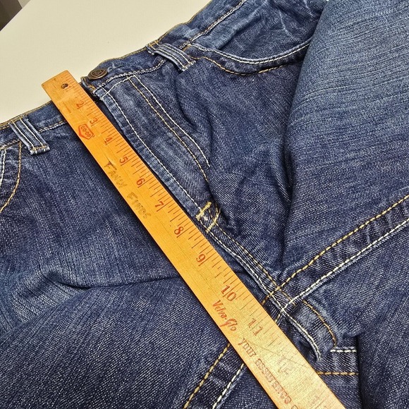 Ariat M3 Jeans Mens Loose Fit Denim Size 34x30 Distressed Workwear Ranchwear - Picture 14 of 16